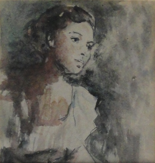 Retrato de joven s/papel – Alfred Sisquella