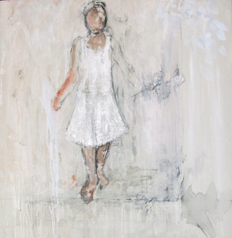 &quot;El paseo&quot;, mixta s / t, 100 x 90 cm.