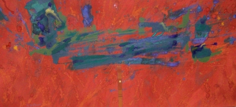 &quot;Tormenta&quot;, mixta s / t, 47 x 100 cm.