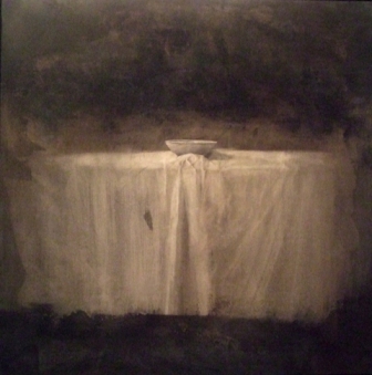 &quot;Silencio&quot;, mixta s / t, 100 x 100 cm.