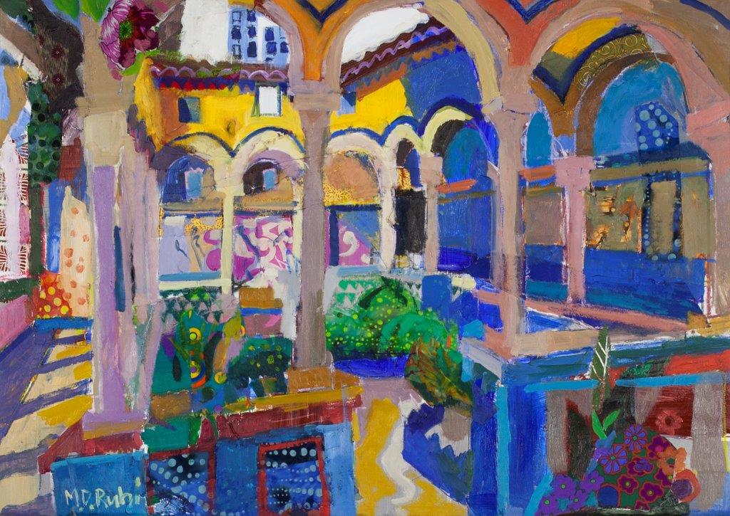 &quot;Claustrofilia&quot;, mixta s / t, 45 x 65 cm.