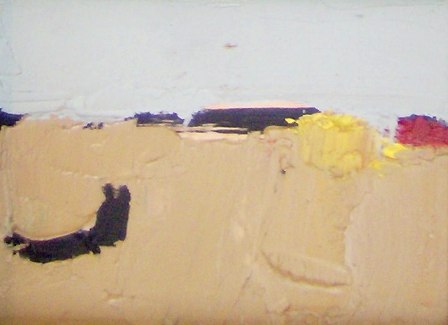 &quot;Paisatje abstract&quot;, óleo s / t, 9 x 12 cm.