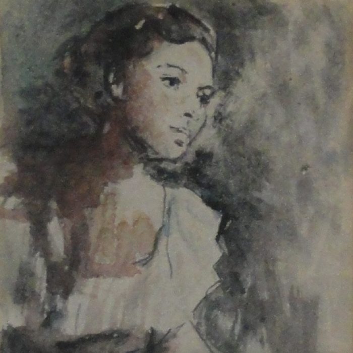 Retrato de joven s/papel – Alfred Sisquella